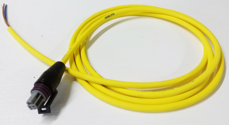 Packard cable for pressure sensor