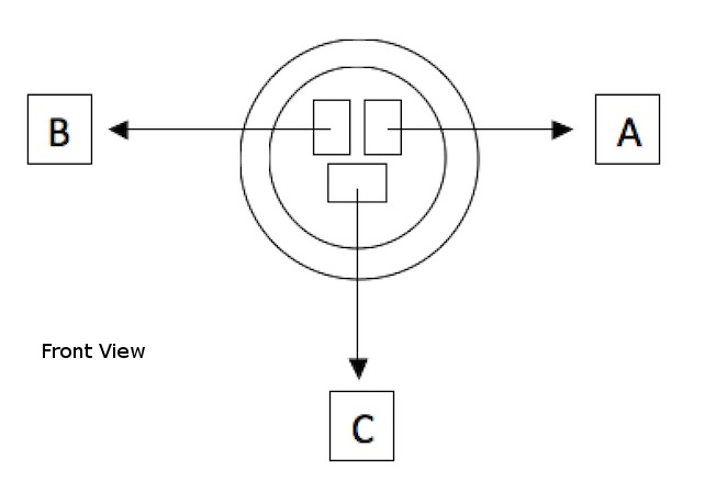 Packard cable for pressure sensor