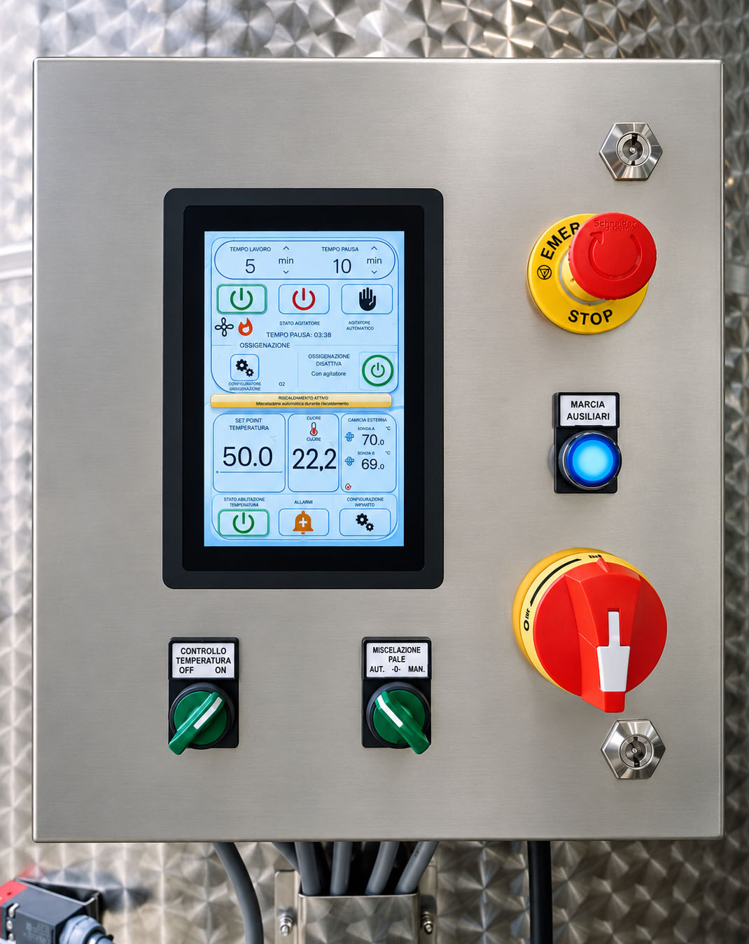 Ltouch installato su impianto industriale